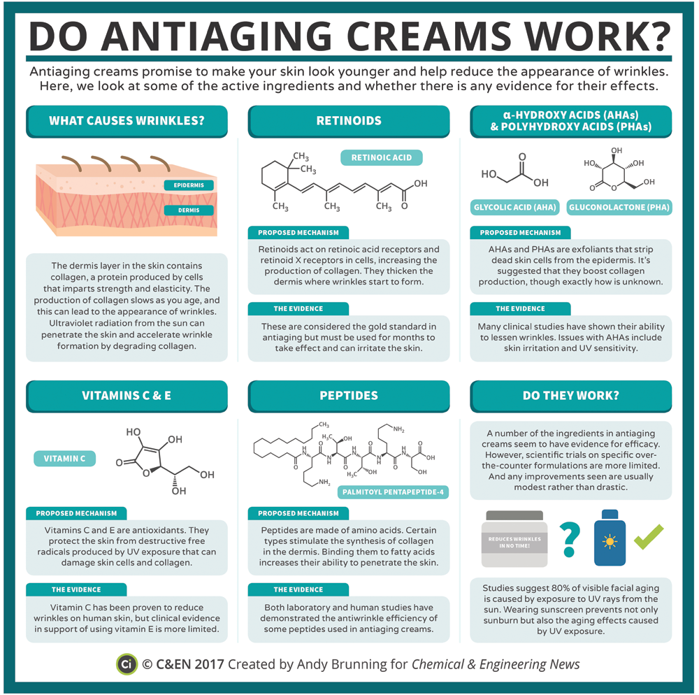How do anti-ageing creams work?