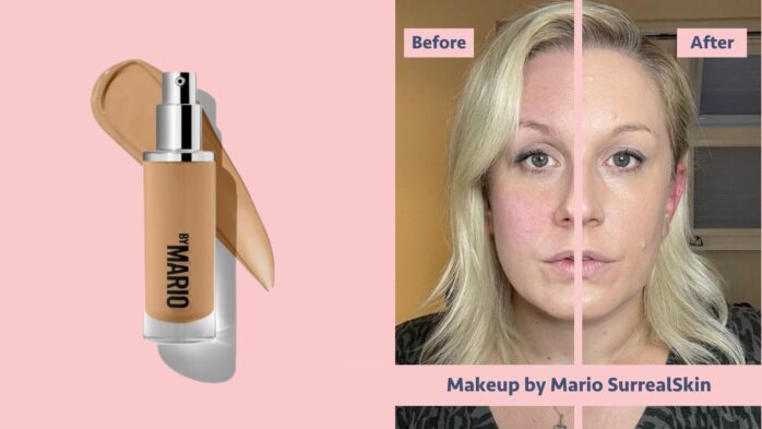 Makeup by Mario foundation before and after