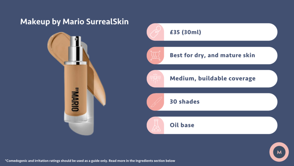 Makeup by Mario foundation review at a glance
