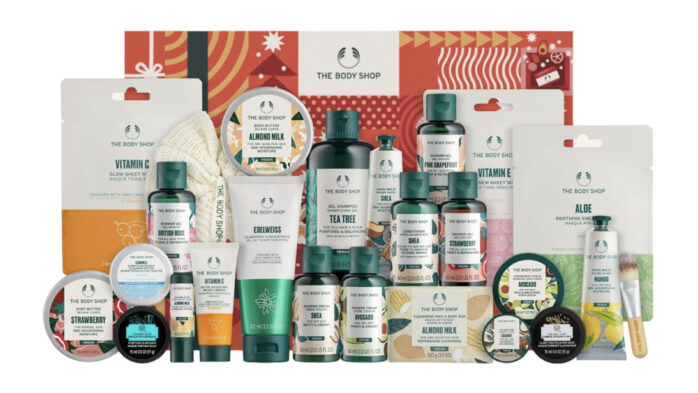 25-day Body Shop Advent Calendar 2023 whats inside mid-size