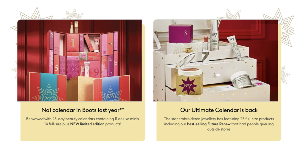 No7 Boots Advent Calendar waitlist