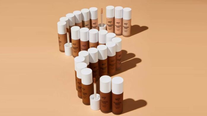 Boots No7 foundation shades colour chart in order from light to dark